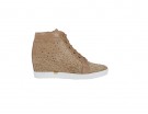 Sneakers con la zeppa interna e piccoli strass