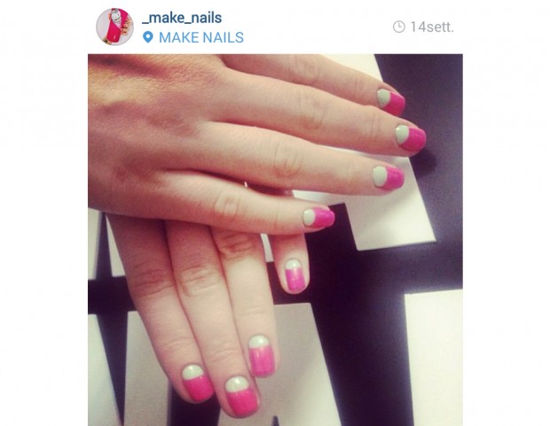 Manicure in rosa