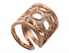 In bronzo placcato oro rosa e glam film