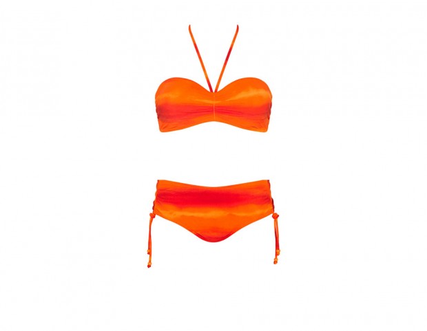 Fantasia tie-dye nei toni dell’arancio