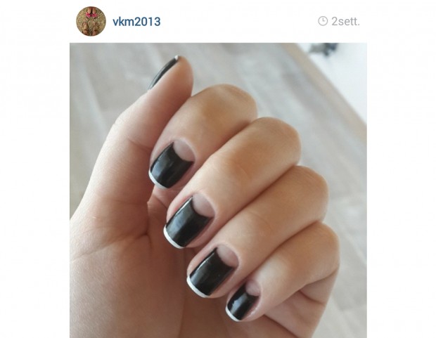 Reverse Manicure in nero