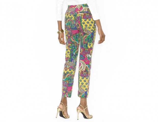 A stampa tropicale multicolor