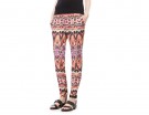 Baggy a stampa tribale multicolor