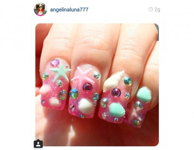 Effetto 3D per la manicure