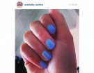 Manicure laccata sky blue