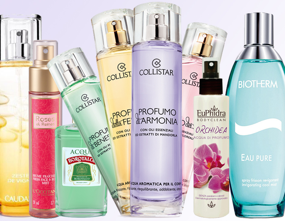 Acque profumate per il corpo: tutte le fragranze leggere per l'estate