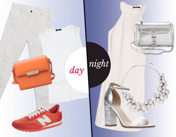 Look “total white”: ecco come indossarlo di giorno e di sera