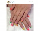 French manicure coloratissima