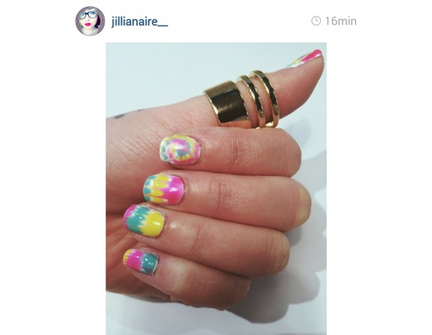 Bande di colore fluo