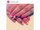 Nuance arancio per la manicure