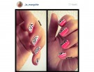 Rosa fluo per la manicure