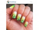 Verde fluo per la manicure fruttata
