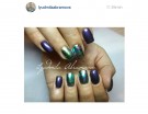 Manicure scintillante