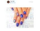 Sparkling manicure