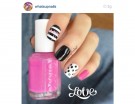 Manicure mix&match con accent a pois