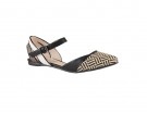 Sandali “d’orsay” black&white