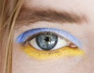 Giallo e azzurro a contrasto