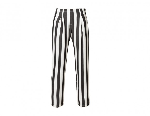 Pantaloni morbidi a stampa righe