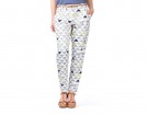 Pantaloni casual a stampa optical