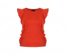 T-shirt con ruches laterali