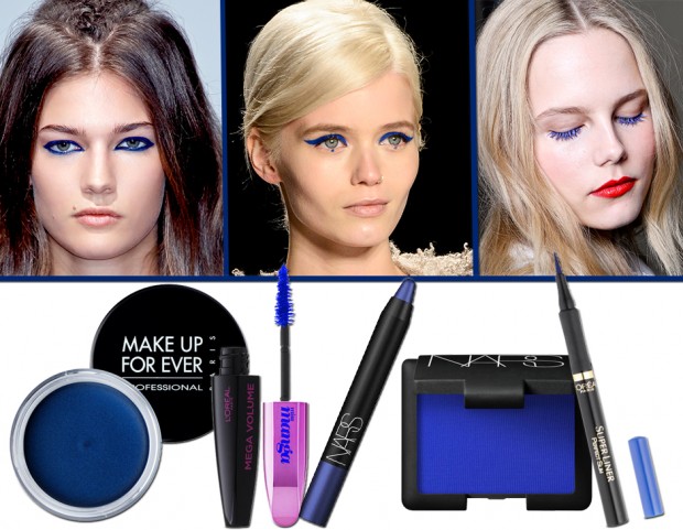 Make up occhi blu elettrico