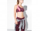 Completo top, leggings stretch e cardigan