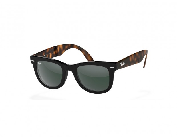Occhiali da sole basic con aste tartarugate