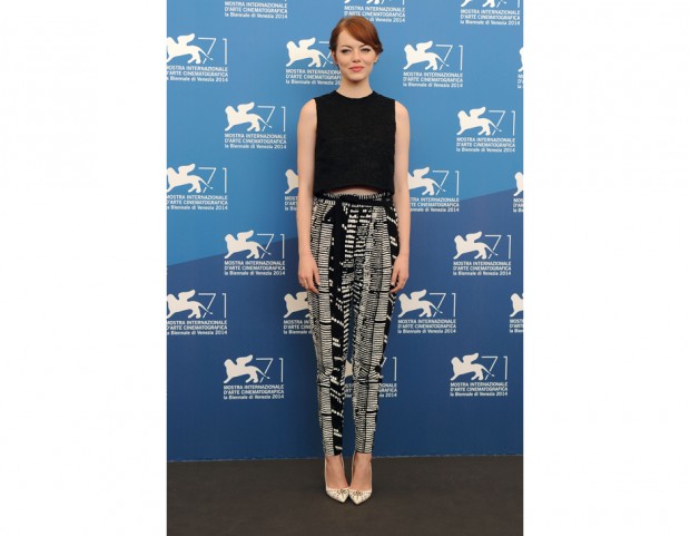 Emma Stone al photocall pomeridiano