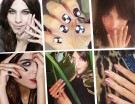 Alexa Chung nail art