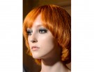 Capelli rosso-arancio lucente