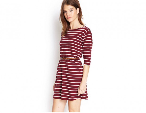 Abito basic a righe