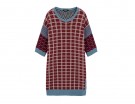 Abito in maglia check