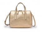 Bauletto in pelle dorata