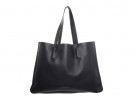 Shopper in pelle total black
