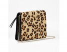 Mini bag animalier in cavallino