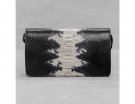 Clutch in pelle “fake snake”