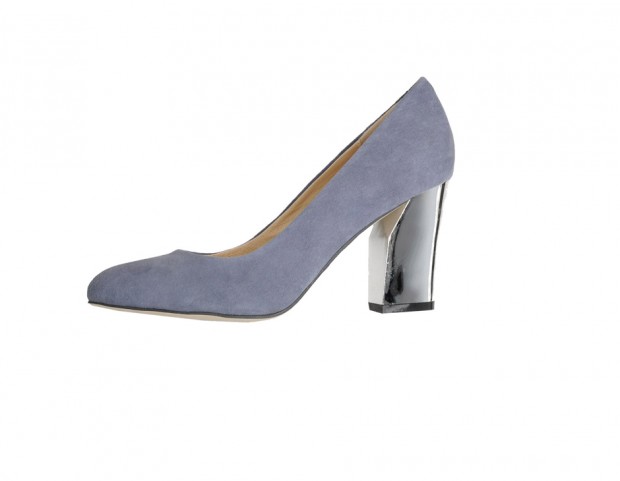 Pumps con tacco metallico