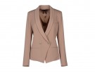 Blazer sciancrato color cipria