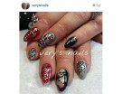 Raffinata nail art a tema