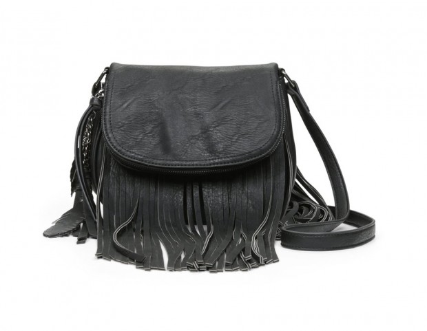 Borsa a tracolla con frange