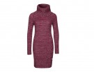 Vestito stretch in lana a collo alto