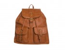 Zainetto in cuoio multi tasche