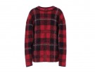Maglioncino in lana con fantasia tartan