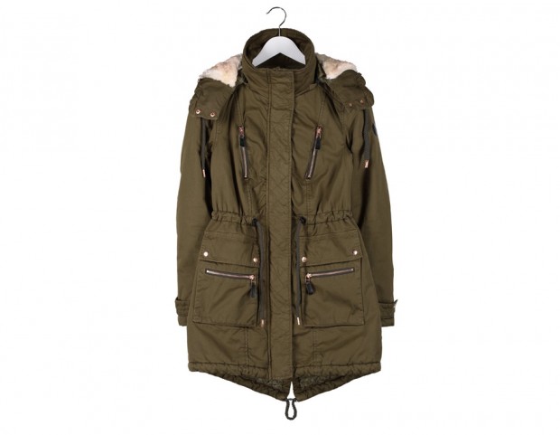 Dalla linea classica in army green