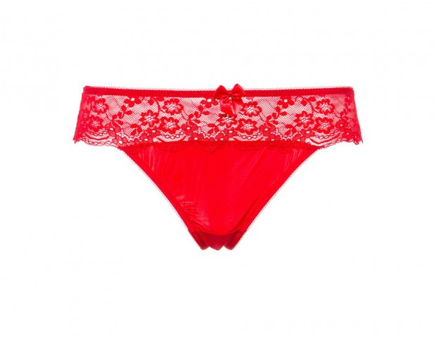 Lingerie rossa in pizzo