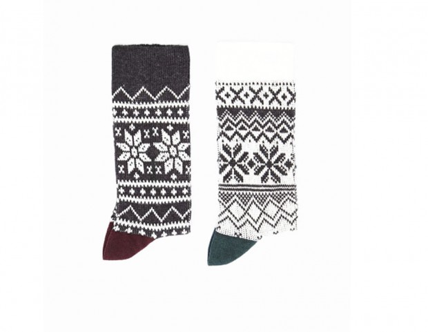 Calze jacquard multicolor
