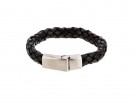 Bracciale intrecciato in pelle