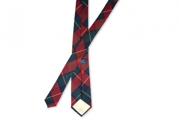 Cravatta in tessuto tartan