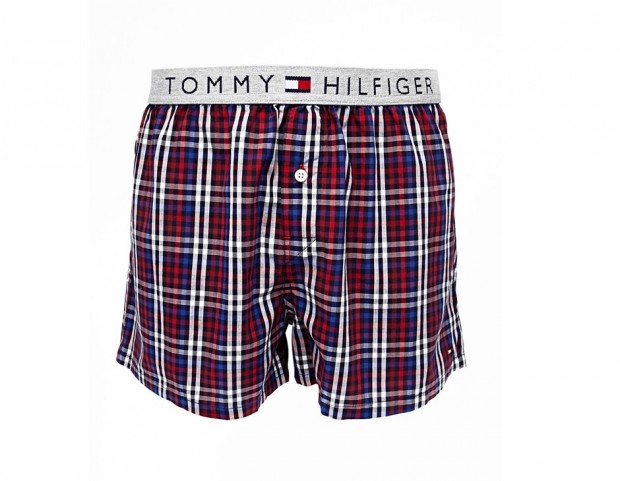 Intimo in cotone con stampa tartan