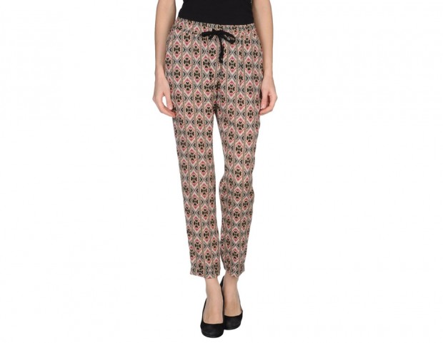 Loose-fit con coulisse, a stampa navajo multicolor